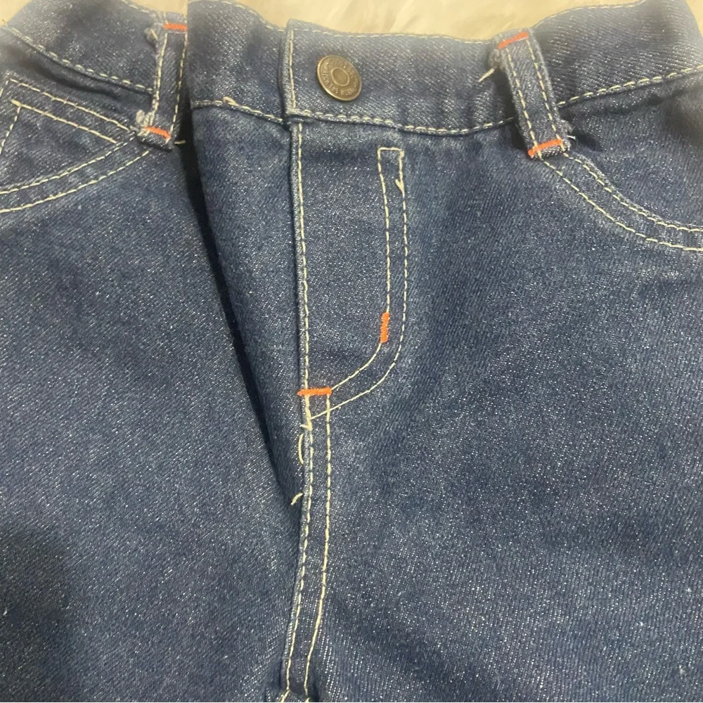 Vintage Carter's Watch the Wear Dark Blue Kids Jeans